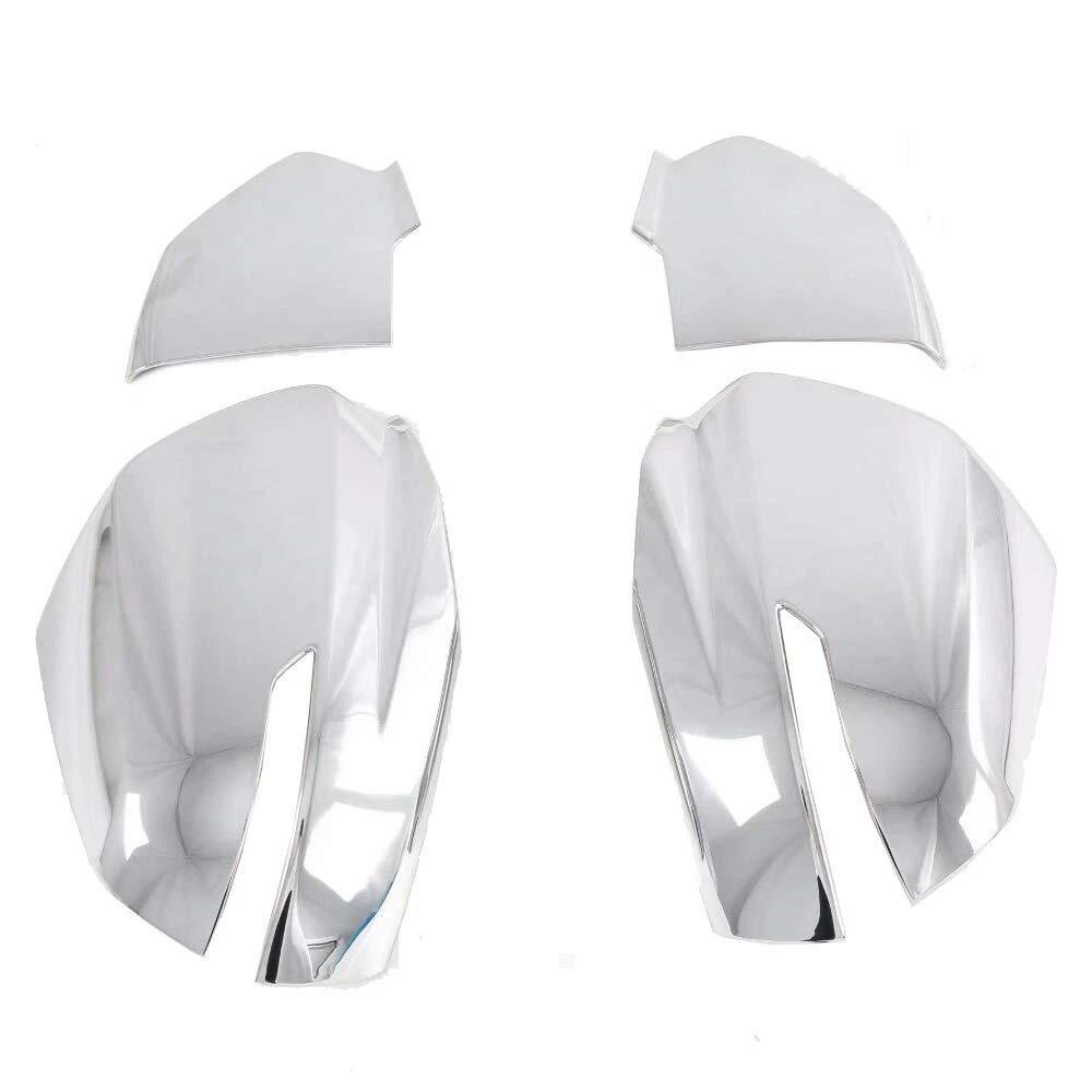 For Chevy Blazer -2024 Car Sticker Rearview Side Mirror Cover Wing Cap Exterior Door Rear View Case Trim Carbon Fiber Look