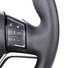 Customized Car Steering Wheel Braiding Cover For Renault Clio 4 (IV) Kaptur Captur 2016-2019 Leather Hand-sewn Steering Wrap
