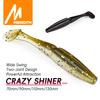 MEREDITH Crazy Shiner Rybářská návnada 70 mm 90 mm 110 mm 130 mm Měkké návnady Rybářský wobbler Bass Návnada Umělá rybářská měkká nástraha