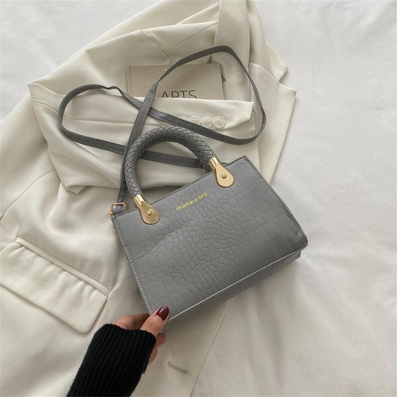 Bag Women's Bag Fashion Trend Casual Portable Small Square Bag Retro One Shoulder Crossbody Women's Small Square Bag