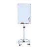 Erasable Writing Board With Magnetic Surface Adjustable Height Round Wheel Base Office Whiteboard Pen Holder Flip Chart Hook