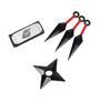 Available: Kakashi Mask, Naruto Kunai & Shuriken, Konoha Headband Set