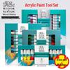 Winsor & Newton Akrilik Boya Seti: Duvar ve Tekstil Boyama İçin 12, 18 veya 24 Renk