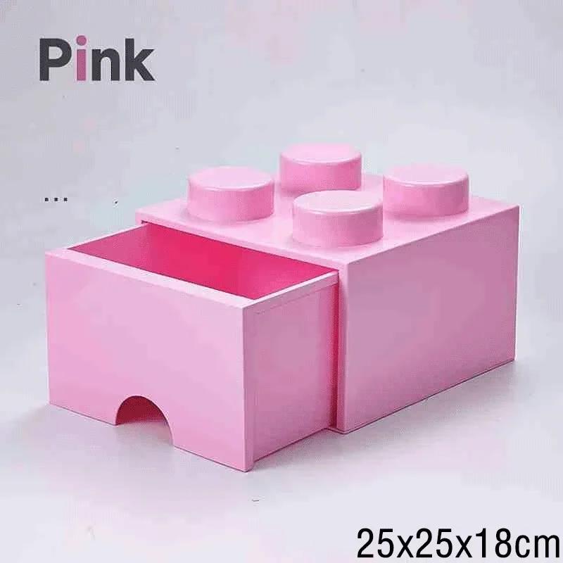 New Creative Storage Box Building Block Shapes Plastic Boxs Superimposed Desktop Handy Office Supplies Space Saving