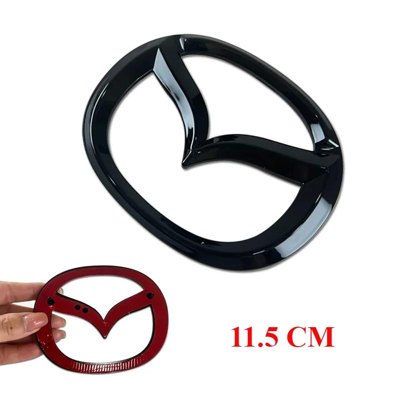 2025 Heißes Plastik Auto Frontklappen-Emblem für Mazda CX-5 CX5 Lenkrad-Abzeichen 3D Karosserie Ersetzungs-Aufkleber Heck-Heckklappen-Refitting-Dekor