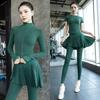 Women's Pleated Skirt & Jacket Quick-Dry Yoga Set