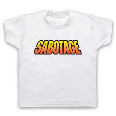 SABOTAGE UNOFFICIAL BEASTIES RETRO HIP HOP TRIO RAP MC KIDS CHILDS T-shirt