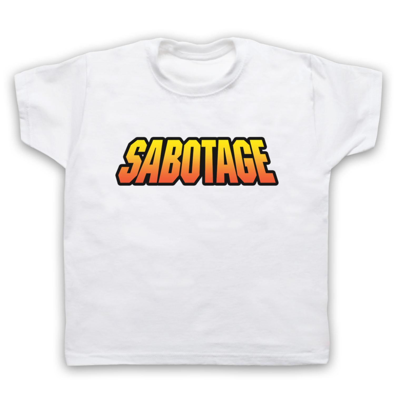 SABOTAGE UNOFFICIAL BEASTIES RETRO HIP HOP TRIO RAP MC KIDS CHILDS T-shirt 110