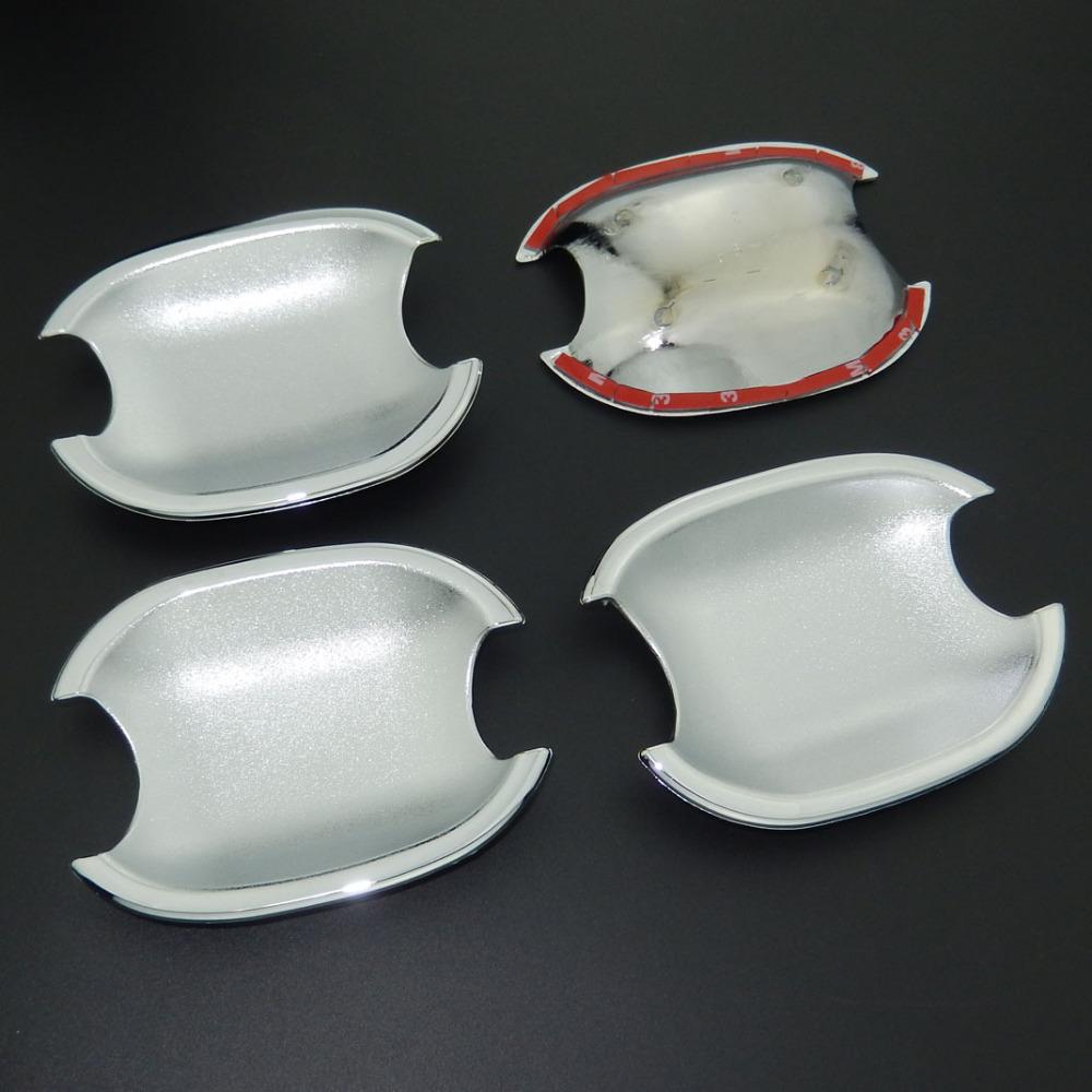 For Peugeot 207 308 407 3008 For Citroen C4 C6 Jumpy ABS Car Styling Chrome Side Door Handle Cover & Door Bowl