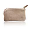 [artigianoworks] Coin Case, Zippered Coin Purse, Genuine Cowhide Leather, Himeji Leather, Made In Japan, Gold, Apo-12ns