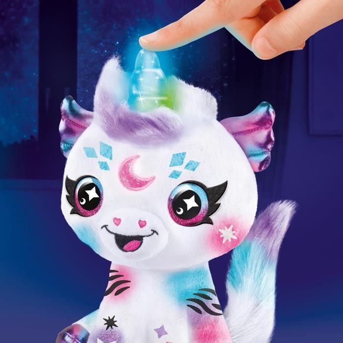 Canal Toys - Airbrush Plush - Plyšový jednorožec Cosmic k personalizaci se svítícím rohem - AIR 028