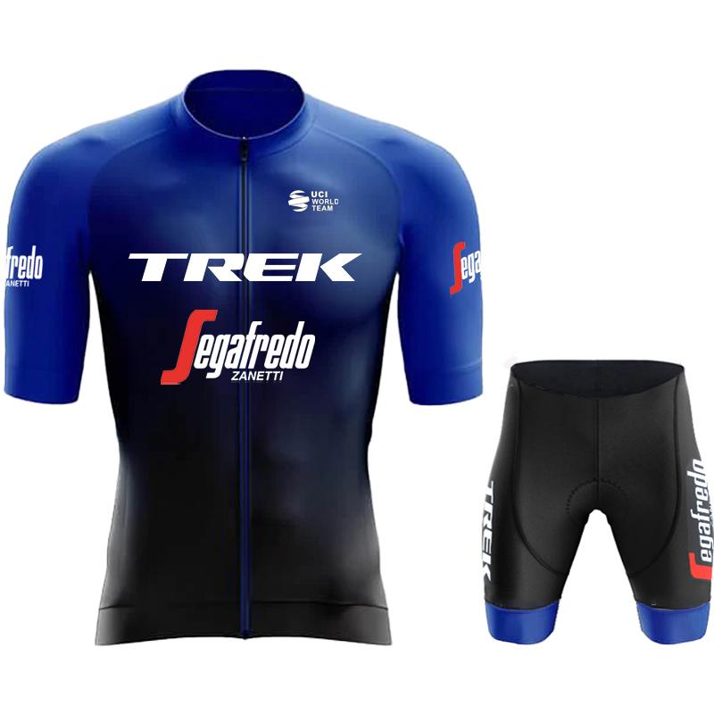 Pantaloncini da ciclismo Uomo Mtb Jersey 2024 Estate Uomo Camicetta Gel Uomo Vestiti Tricuta Set Uniforme Abbigliamento Pantaloni Bici Bib Road Pro Asian size - XXL