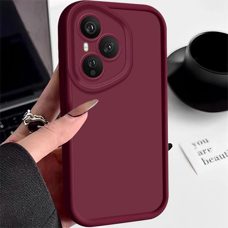 

Soft TPU Phone Case For Honor 400 200 Pro X8c X9c Smart X6a X6b X6c Magic7 Lite Shockproof Solid Color Silicone Back Cover Cases Honor X9c Smart