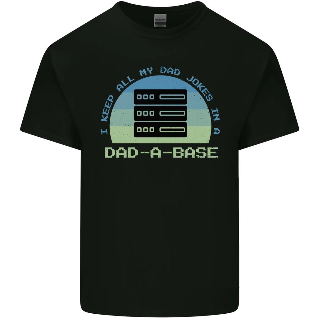 26 Dad a Base Funny Fathers Day Jokes Mens Cotton T-Shirt Tee Top Unisex T-Shirt