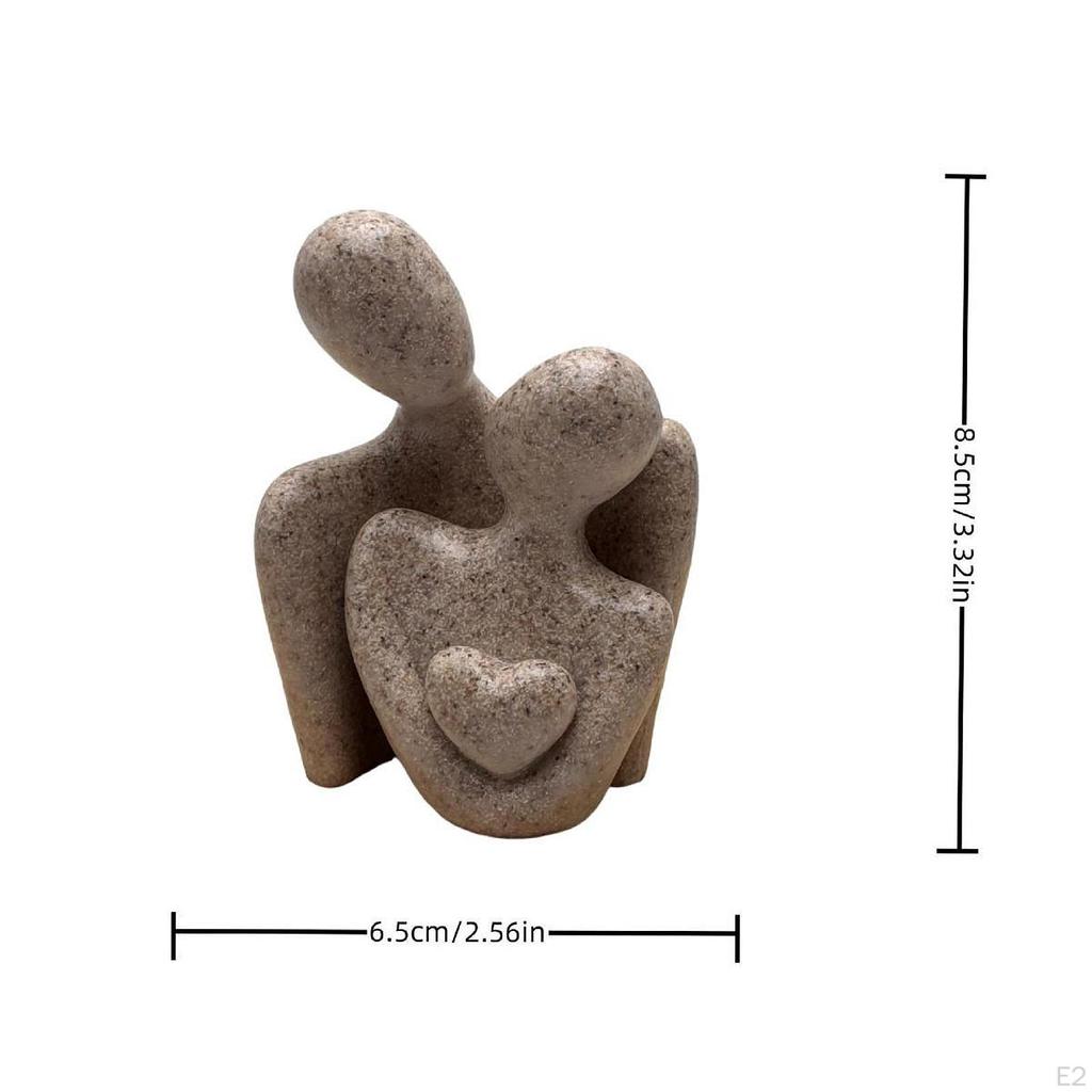 Couple Statue Art Decoration Multifunctional Lightweight Abstract Sculpture Hugging Figure for