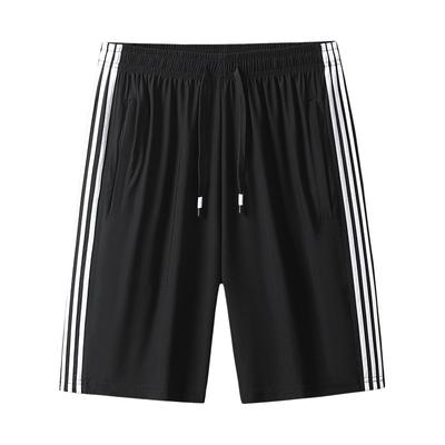 Pantalones Deportivos Finos Holgados de Verano para Hombre Talla Grande Pantalones de Seda de Hielo Pantalones Casuales de Secado Rápido Pantalones de Seda de Hielo
