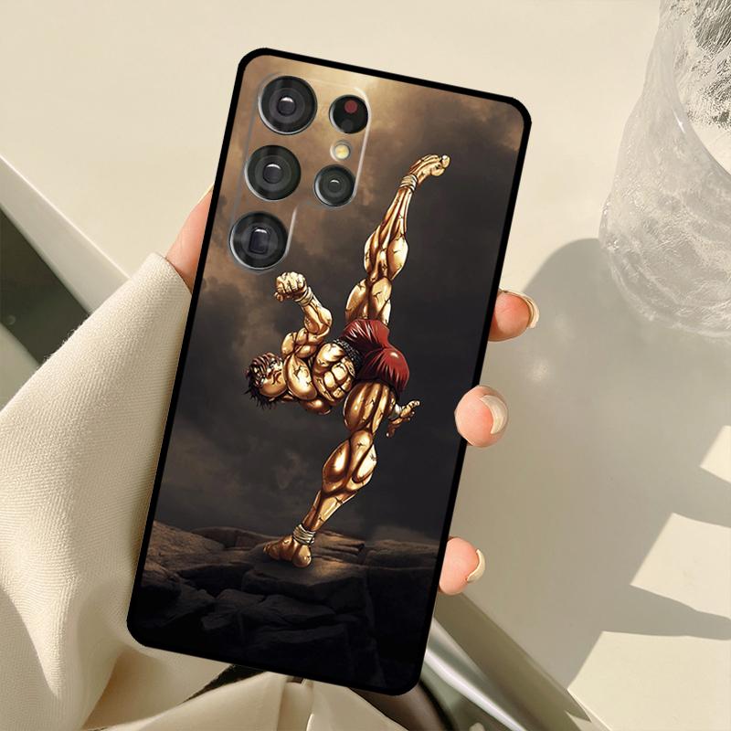BAKI Hanma Yujiro Anime For Samsung Galaxy S22 Ultra S21 S20 FE S8 S9 S10 Note 10 Plus Note 20 Ultra Phone Case
