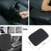 Universal Car Leather Armrest Cushion Pad Center Console Box Protect Cover