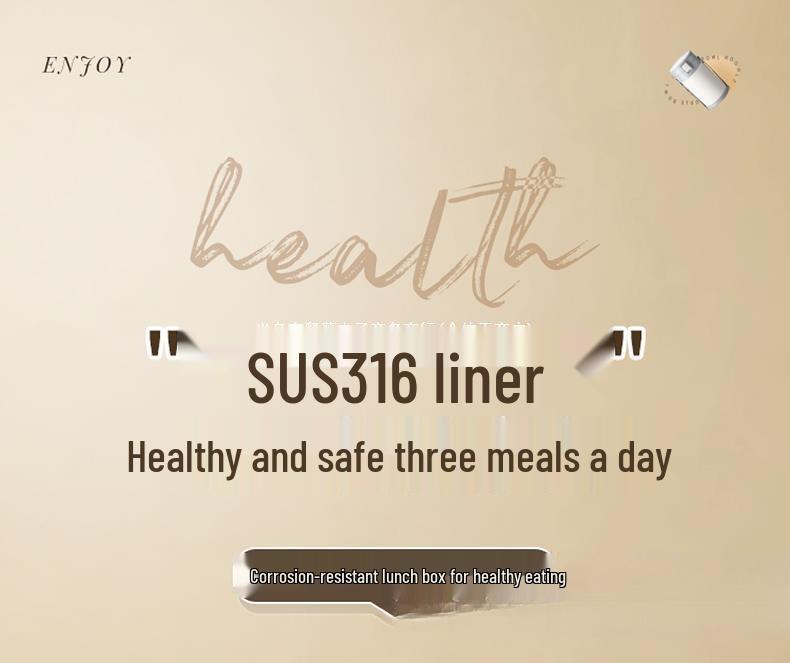 Stainless Steel Insulated Multi-Layer Lunch Box for Office Workers - Large Capacity, Long-Lasting Heat Retention Bento Bucket