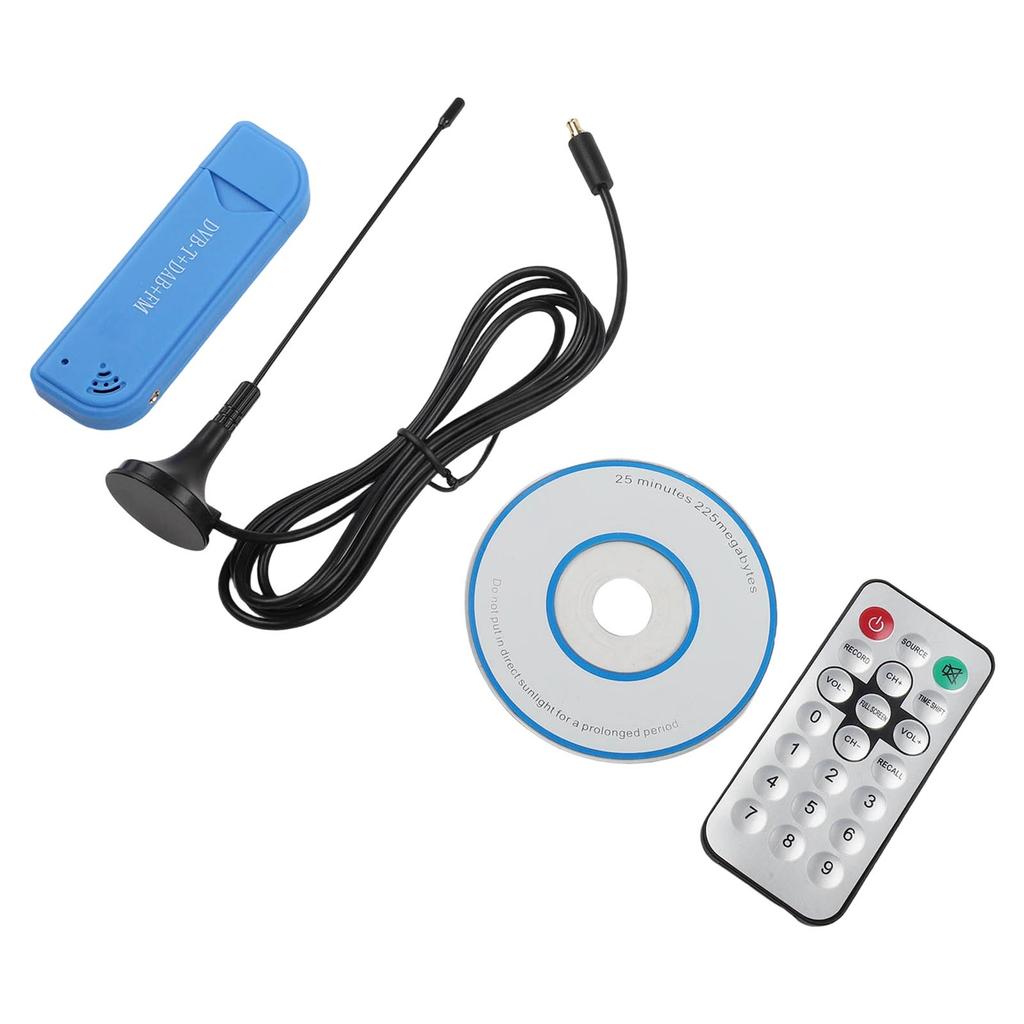 USB2.0 25MHz-1760MHz FM Digital TV Tuner Dongle Receiver With Antenna For Window Test Measurement Inspection Industrial Tools