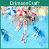 Ornamento Durável de Miniatura de Praia Com Acabamento Fino Para Projetos de Micro Paisagismo Diy