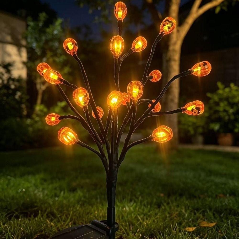 Waterproof Solar Garden Lights Auto On/Off Halloween Lights Garden Stakes Solar Lamp Patio