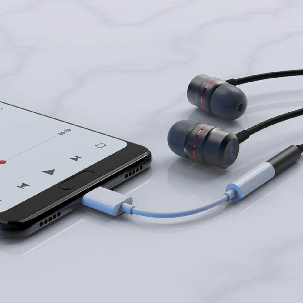 Mobile Phone Accessories Type C to 3.5mm   Cable Earphone Adapter Headset Adapter Replacement for HuaweiCelsiusSAMSUNGCelsiusXIAOMI