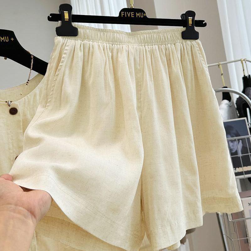 

Popular Summer Salt-Style: Women s Two-Piece Set with Tank Top and Shorts XL (115-130 lbs)