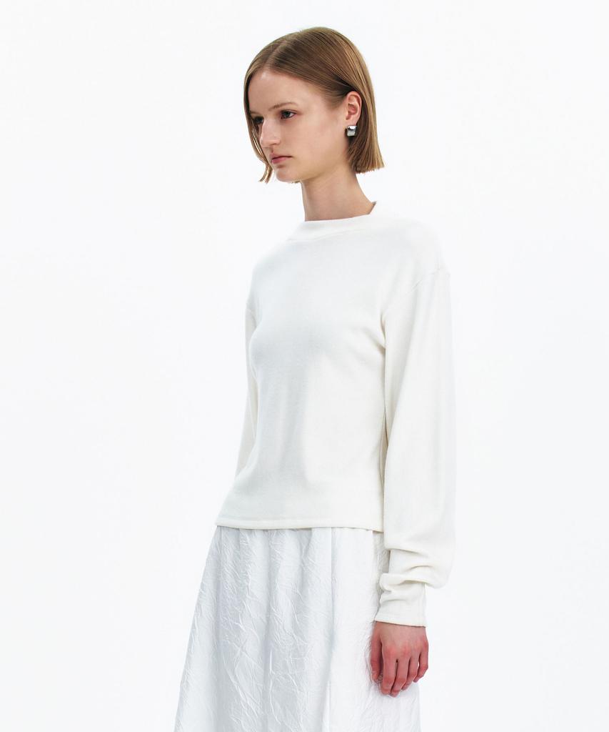 Yunse Boatneck Knit Top (White)