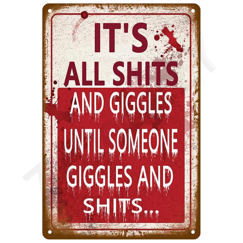 Vintage Metallschilder Blechschild Poster Man Cave Bar Retro Wandkunst Wandbild Outdoor Haus Badezimmer Heimzimmer Dekorationen Dekor