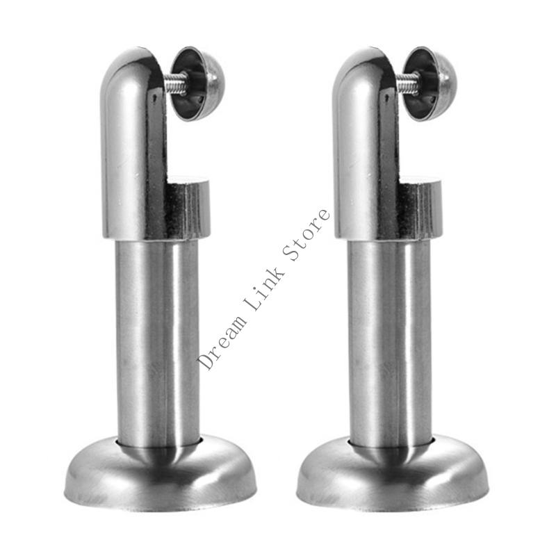 

Q1FD 2Pcs Toilet Partition Foot Public Restroom Partition Fittings Single sided feet