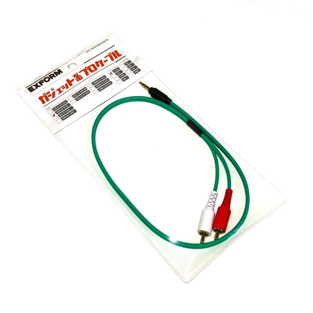 

Кабель EXFORM Gadget Pro Mini Stereo Split RCA Plug Сделано в Японии OFC GRCA-PX2-0.6M / 3.5mm - - 0.6M
