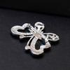 Fashion Retro Alloy Shell Brooch Creative Animal Shape Women Broochpin