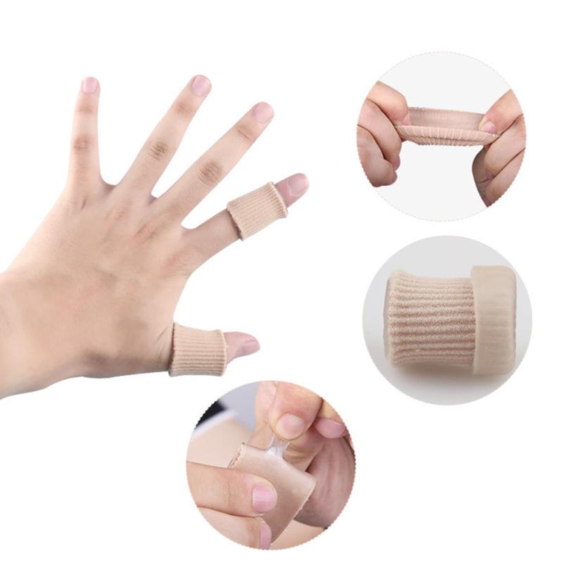 Zehen-Finger-Trenner, Teiler-Schutz, Hühneraugen, Schwielen, Füße, Fingerkorrektur, Einlegesohlen, Stoff-Gel