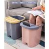 Xiraivke Foot Bath Bucket, Foot Bath, Deep Bucket, Foot Washing Basin for Above Knees and Calves, Warm, Plastic, Massage, Plus, Thick, Home Health Buc