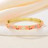 Hawaiian Enamel Vintage Cloisonne Bangle Traditional Chinese Chinese Flower Bangle Classic Ethnic Women's Hand Bracelet Ladies