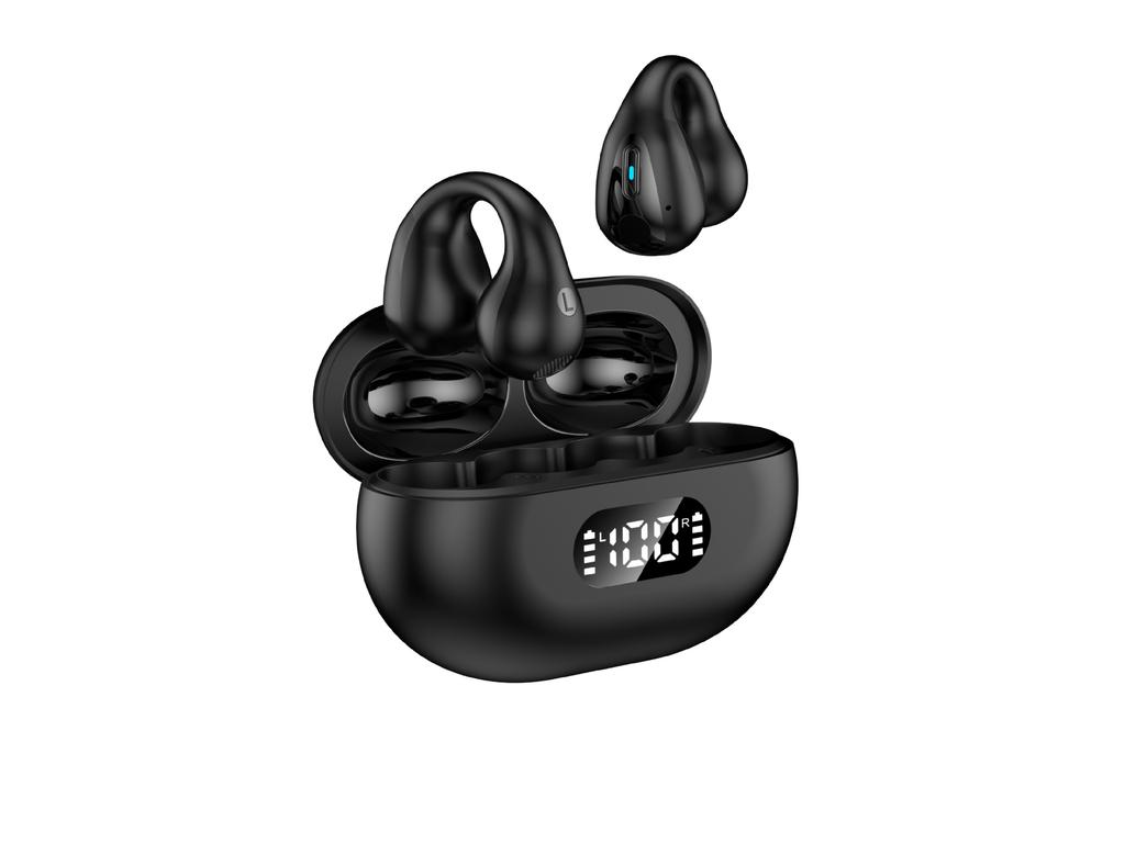 Wireless Ear Clip Bluetooth Headset Ear Clip Headset Tws Air Conduction Tws Bluetooth Headset Digital Display Ear Clip Type