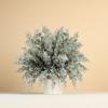 10PC/Christmas Simulation Snowflake  Needle Branch Feel Material Table Ornaments Home Decoration Christmas Tree Plug-in