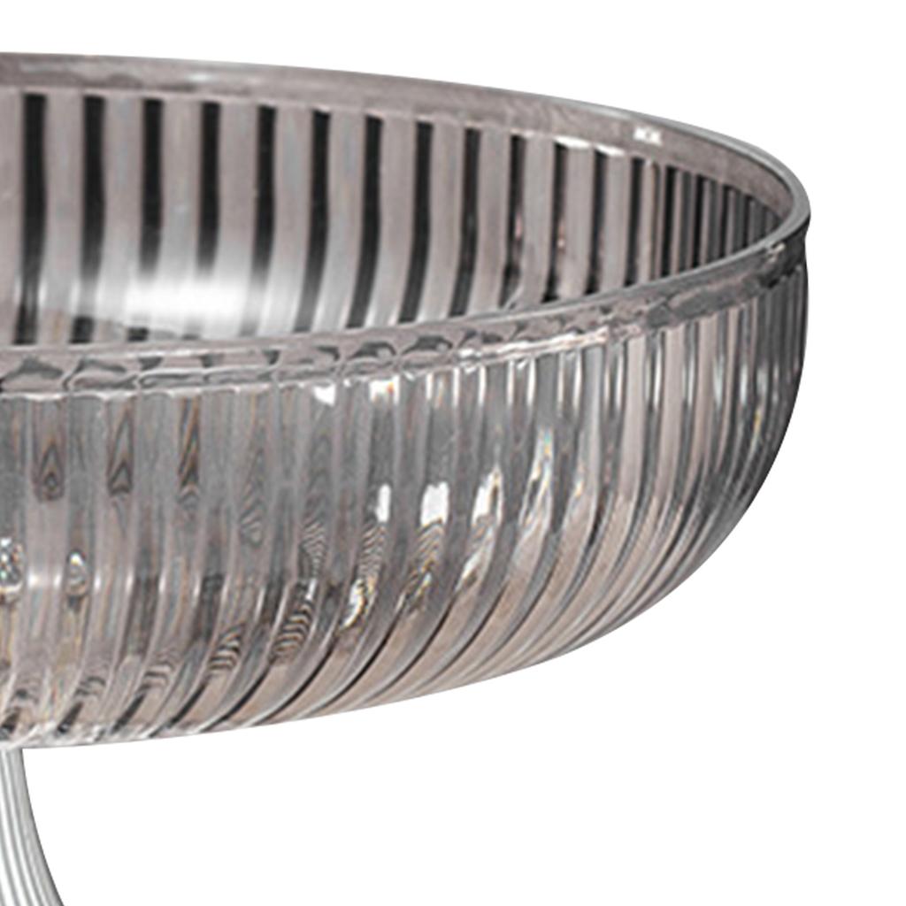 Fruit Plate Multifunctional Plastic Stylish Space Saving Decorative Snack Bowl for Candy Nuts