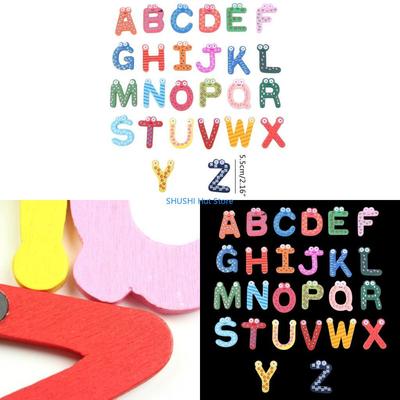 26 Letters for Toddler ABC Learning for Kids Babies Fridge Magnets Preschool Learning D57B
