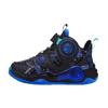 2025 Winter Children's Thick-soled Warm Basketball Shoes Trendy Versatile Outdoor Non-slip Velvet Leather Sneakers