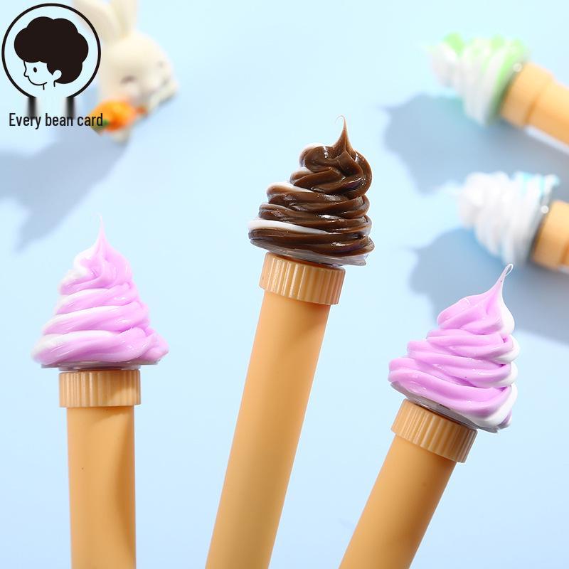 Fan Douka Six-Color Ice Cream Twist Pen for Student Creativity