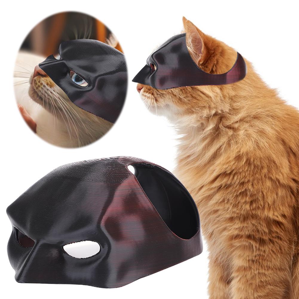 Cat Bat Cool Man Mask Cat Avenger Mask Black Matte Cute Bat Mask Superhero Toys Cat Bat Pet Man Mask for Cat and Dogs Gift