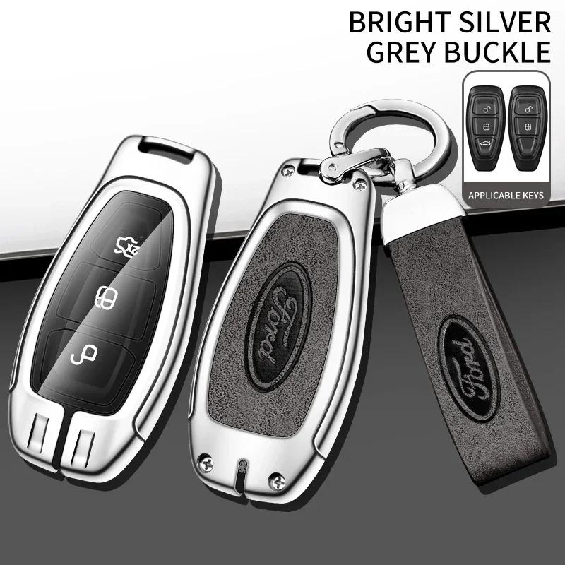 

Car Sticker 2026 For Ford New Style Car Full Cover Smart Remote Key Case Shell For Ford Focus 3 4 ST Mondeo MK3 MK4 Fiesta Fusio