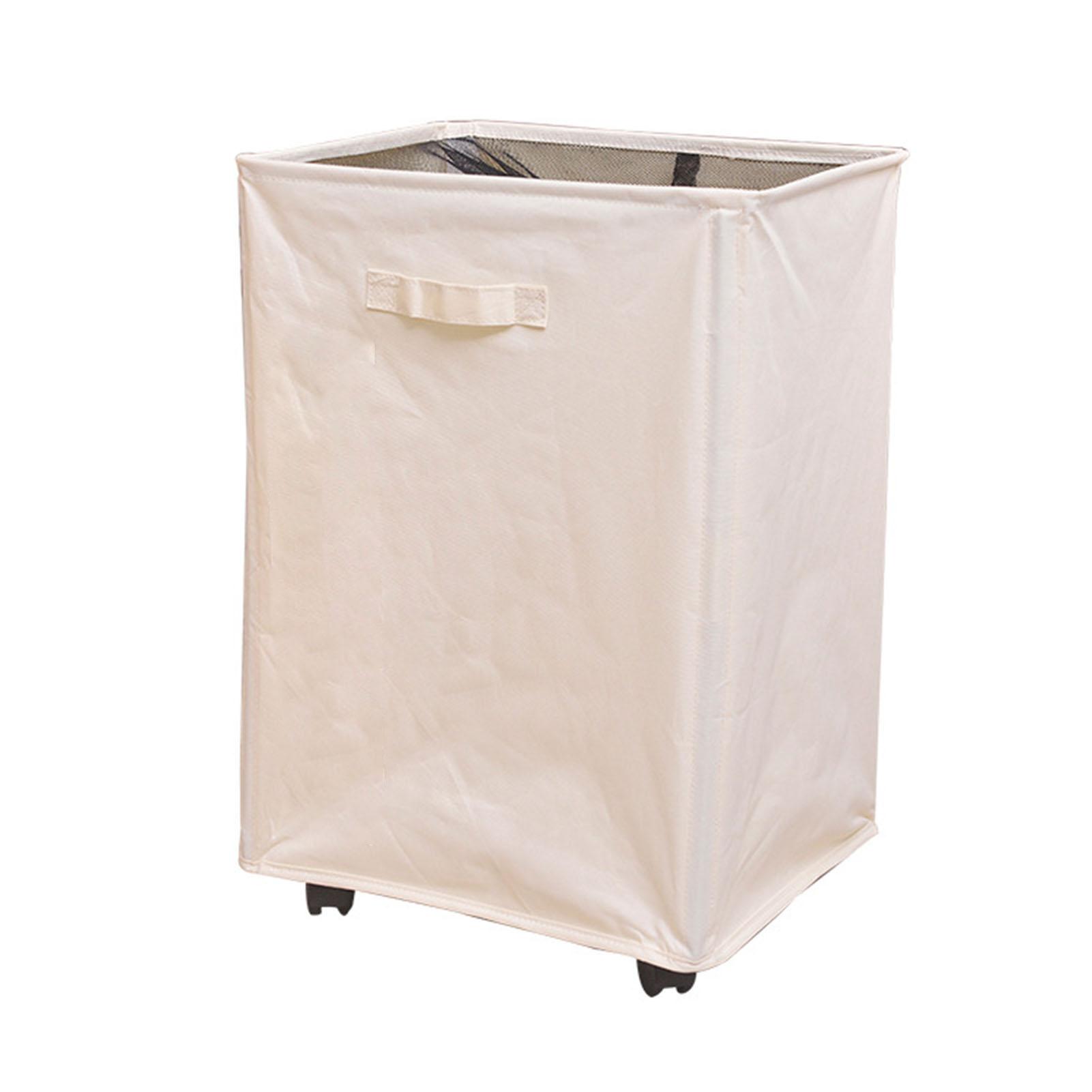 

Большая прямоугольная корзина для белья с роликами для грязной одежды для дома в прачечной