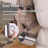 2026 300ml Camping Travel 201 Stainless Steel Cup Carabiner Hook Handle Picnic Water Mug Outdoor Travel Hike Cup Portable Mug
