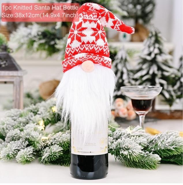 Christmas 2022 Wine Buy Christmas Wine Bottle Cover Merry Christmas Decorations For Home 2021  Christmas Ornament New Year 2022 Xmas Navidad Gifts At Affordable Prices —  Free Shipping, Real Reviews With Photos — Joom