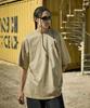 MINIMALPROJECT Whale Pigment Short Sleeve T-Shirt Mst166 [Beige]