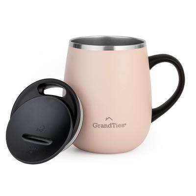 GRANDTIES Premium Vacuum Insulated 19 Easy Sliding Stainless Double Wall Vacuum Insulated Heat and Cold Retention Popular In the Office Mug, Colors,