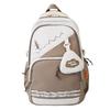 Schoolbag College Style College Student Backpack Mother and Child Bag Class School Bag ins Japanese Contrast Color Simple Trend Backpack Wholesale